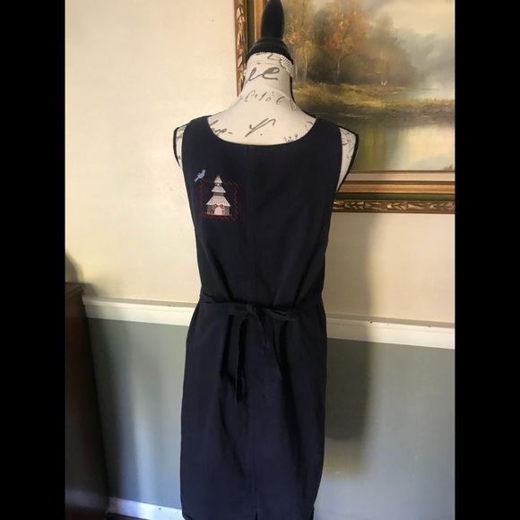 ❤️Women’s Denim Cotton Birdhouse Dress M - Picture 5 of 6